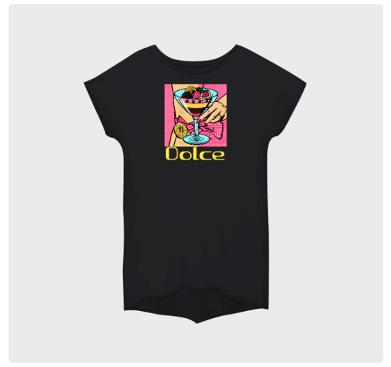 オリジナルTシャツ ワンピース ブラック