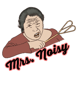 騒音おばさんロンt2 オリジナルtシャツのup T