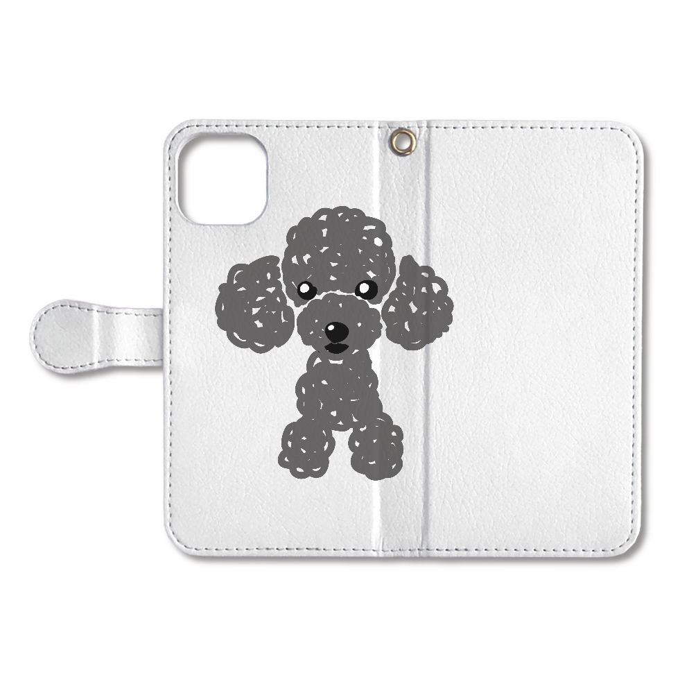 可愛いトイ プードル 黒 オリジナルtシャツのup T