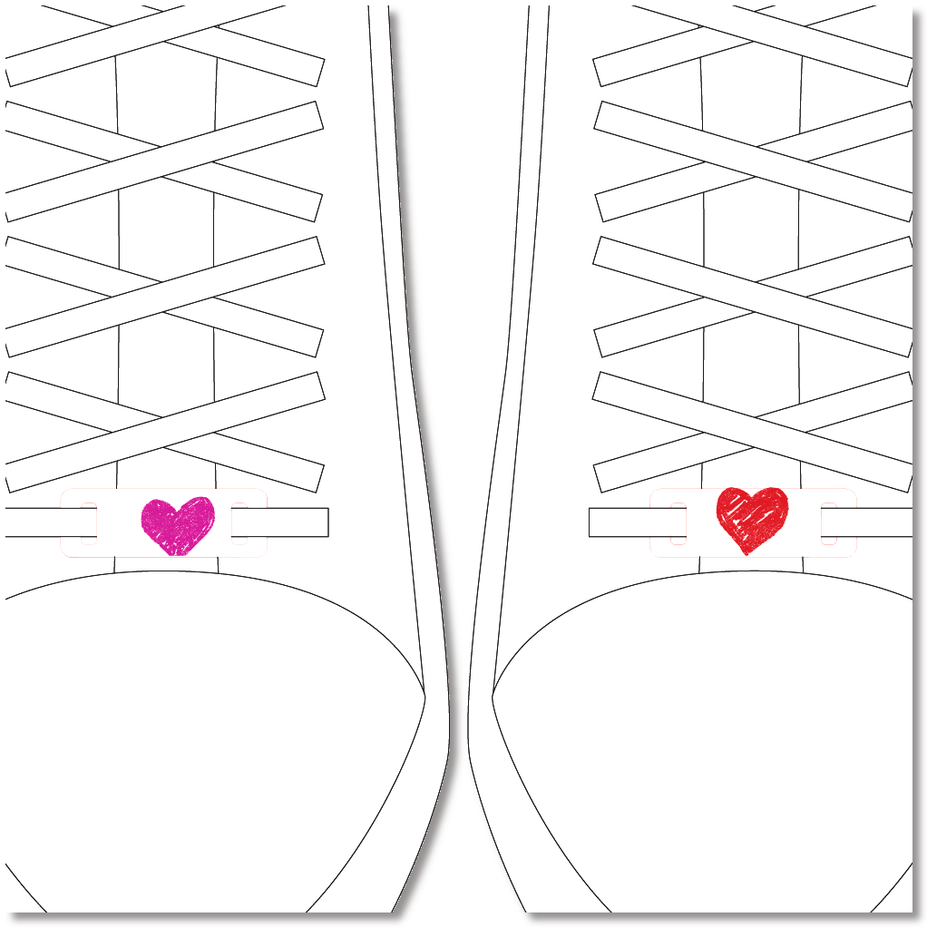 ハートマークスニーカー!