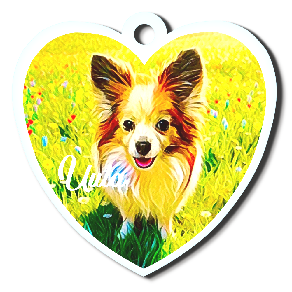 キーホルダー小(ハート型)