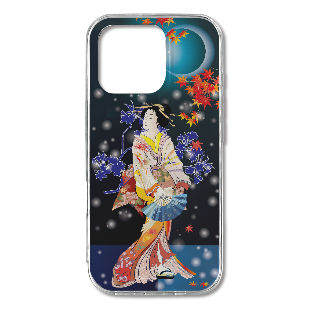 S16p056 浮世『美人』TPU iPhone16 Pro TPUケース