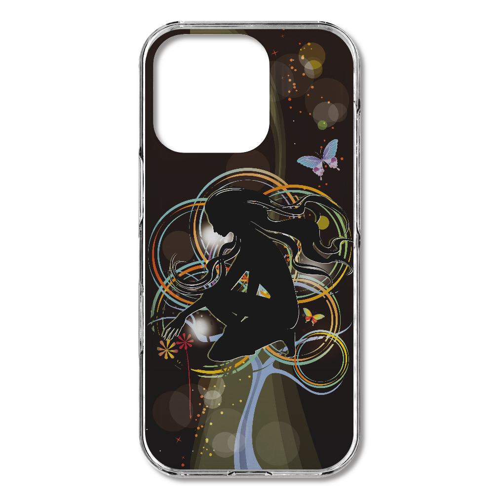 S16p061 ポップ『無題』HD iPhone16pro (透明)(ハードケース)|PLATA