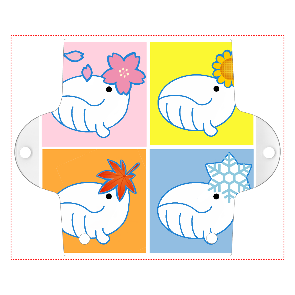 クジラちゃんハンカチ オリジナルtシャツを簡単自作 無料販売up T 最安値