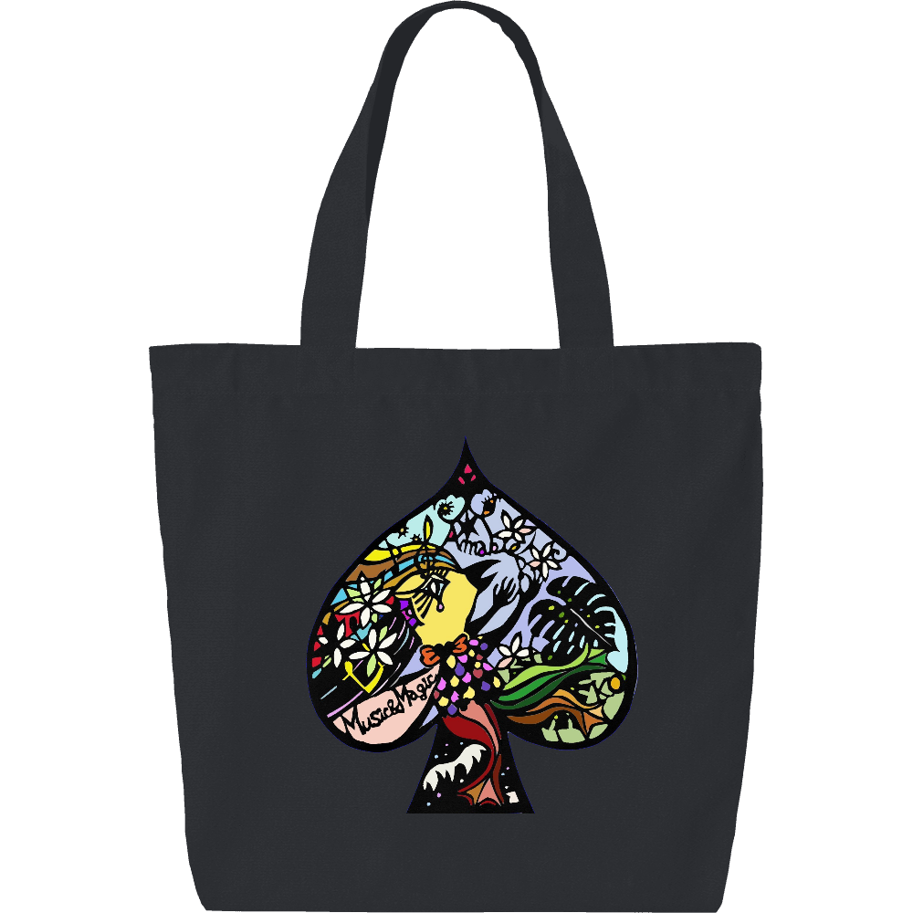 アマビエ切り絵スペード トートバッグm オリジナルtシャツを簡単自作 無料販売up T 最安値