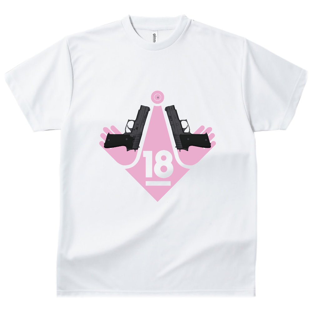 18禁マーク ９ｍｍ拳銃 オリジナルtシャツを簡単自作 無料販売up T 最安値