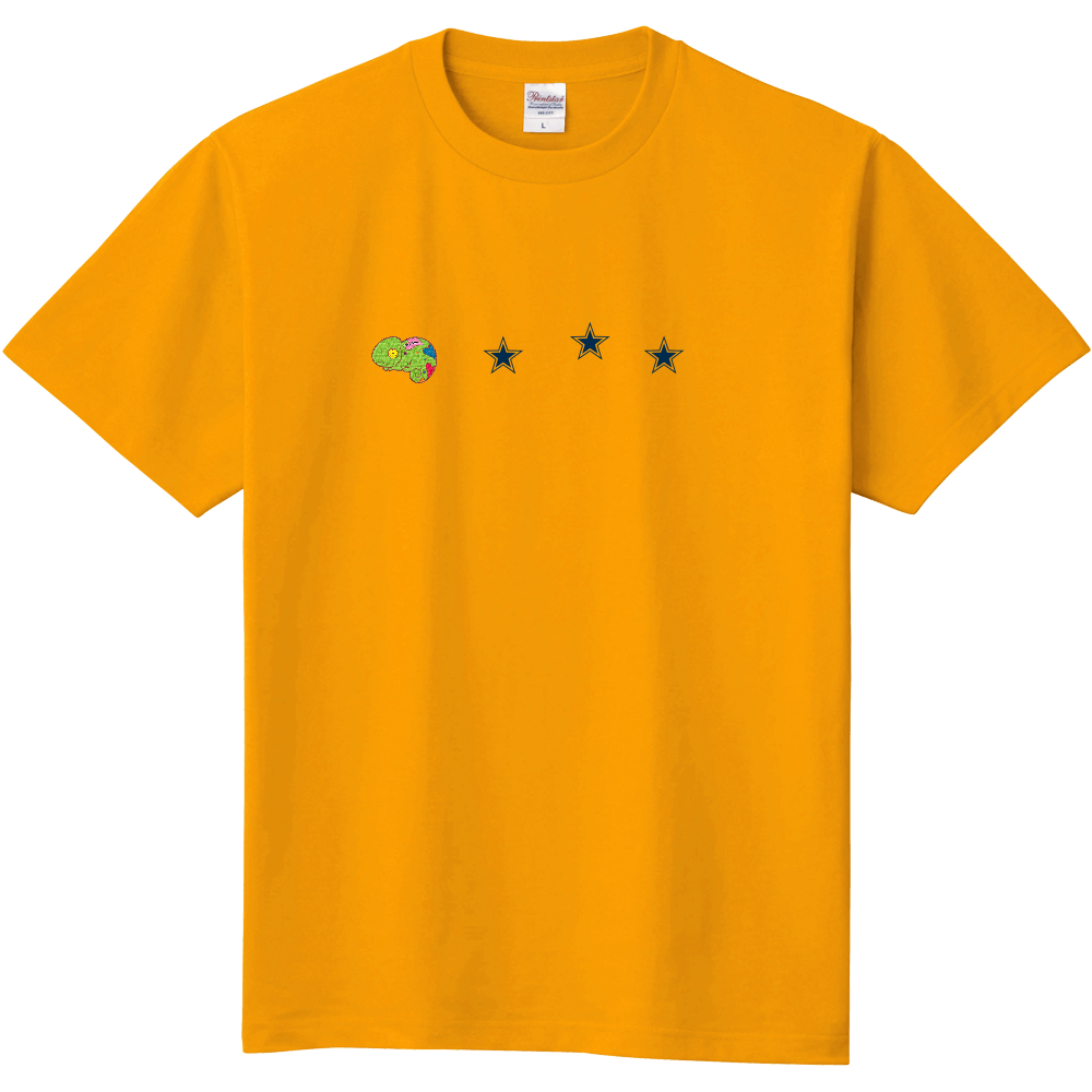ポップカラーtシャツ しんぷる 恋するカメレオン デキルラボ