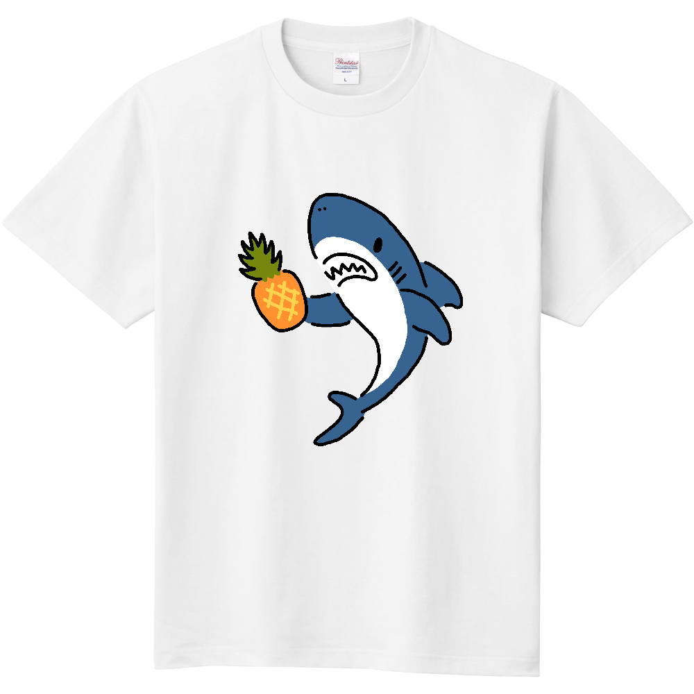 パイナップルとサメ オリジナルtシャツを簡単自作 無料販売up T 最安値