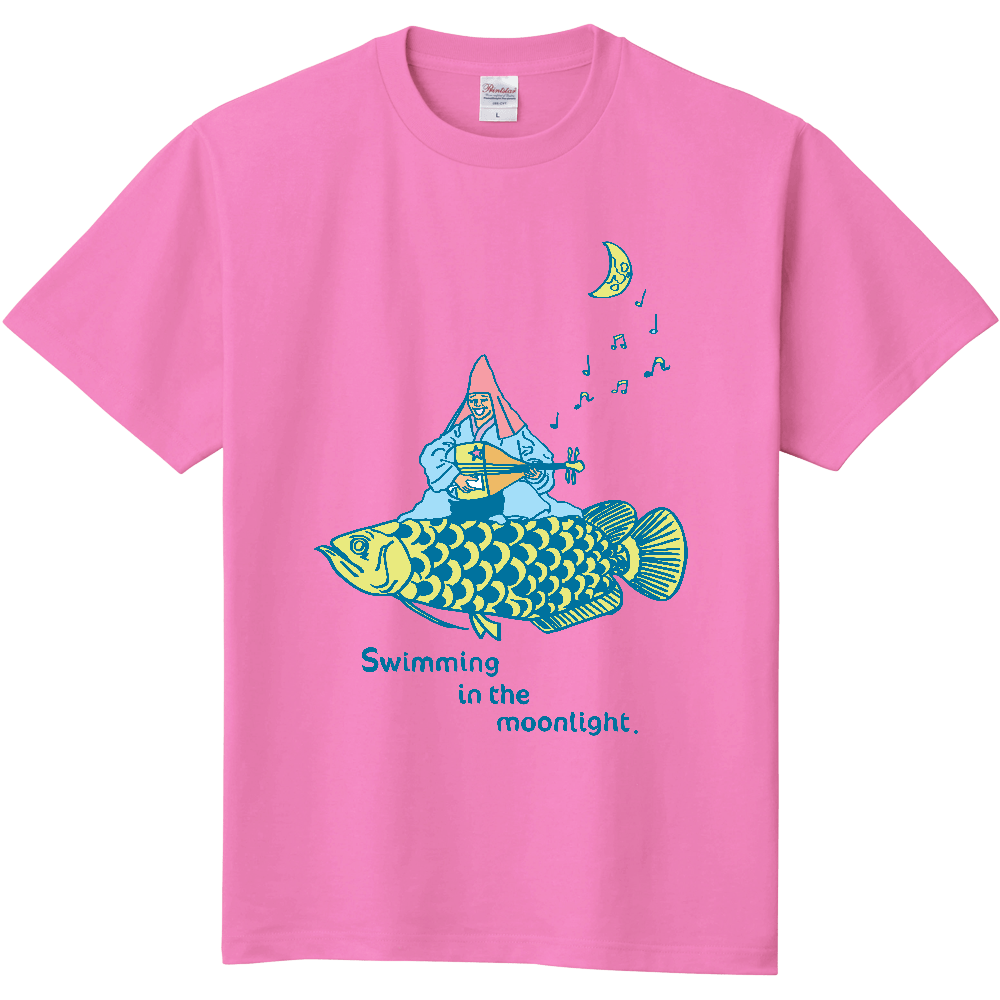 琵琶法師 限定ピンク オリジナルtシャツのup T