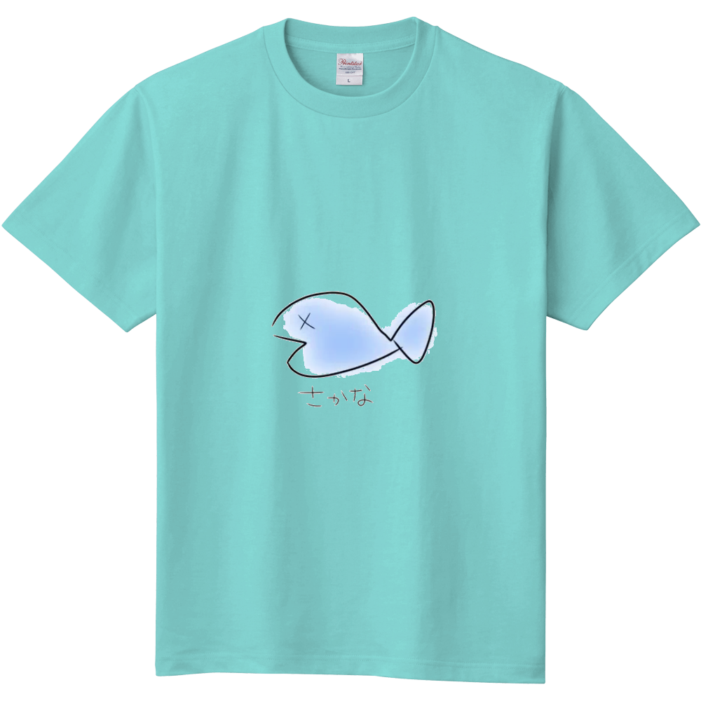 シンプルお魚tシャツ 白 オリジナルtシャツを簡単自作 無料販売up T 最安値