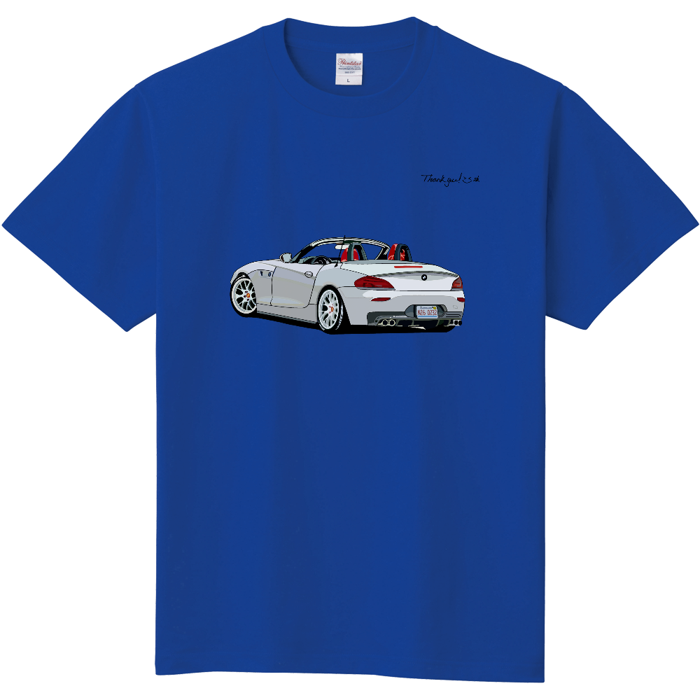 白いスポーツカー オリジナルtシャツを簡単自作 無料販売up T 最安値