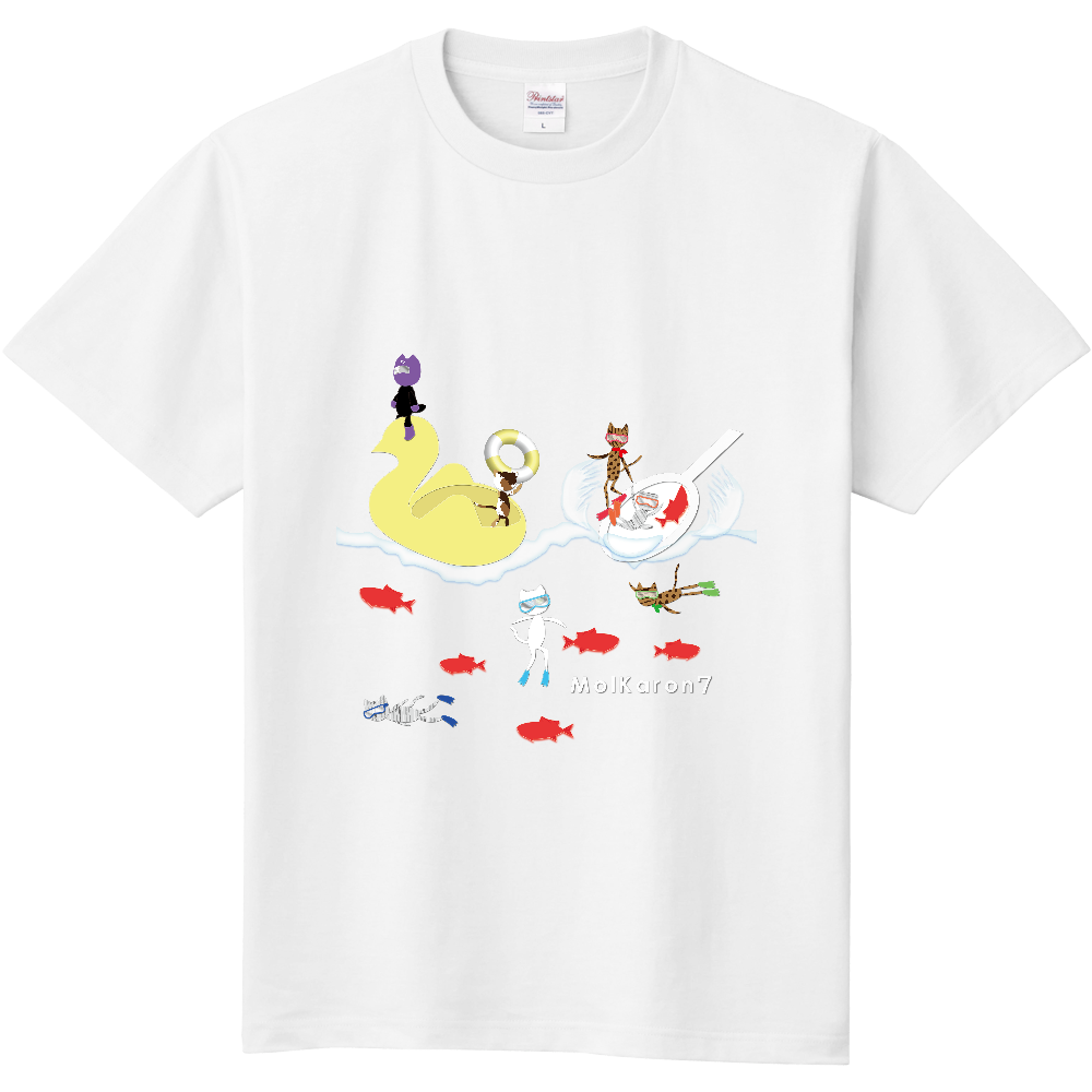 Molkaron７ 特別訓練 金魚すくい オリジナルtシャツを簡単自作 無料販売up T 最安値