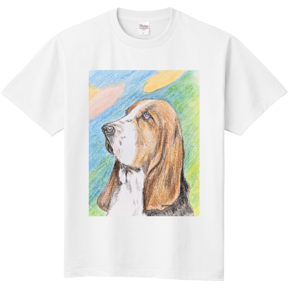 犬 ほんわかバセットハウンド オリジナルtシャツを簡単自作 無料販売up T 最安値