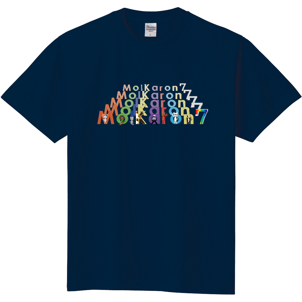 Molkaron７ モノトーンなロゴと猫文字 オリジナルtシャツを簡単自作 無料販売up T 最安値