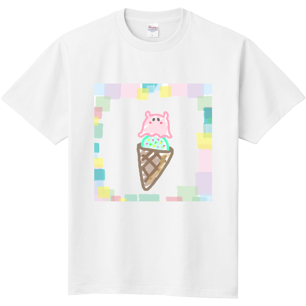 アイスとメンダコちゃん オリジナルtシャツを簡単自作 無料販売up T 最安値