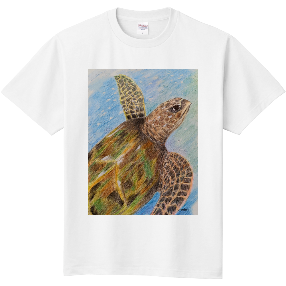 海　海亀さん|オリジナルTシャツのUP-T