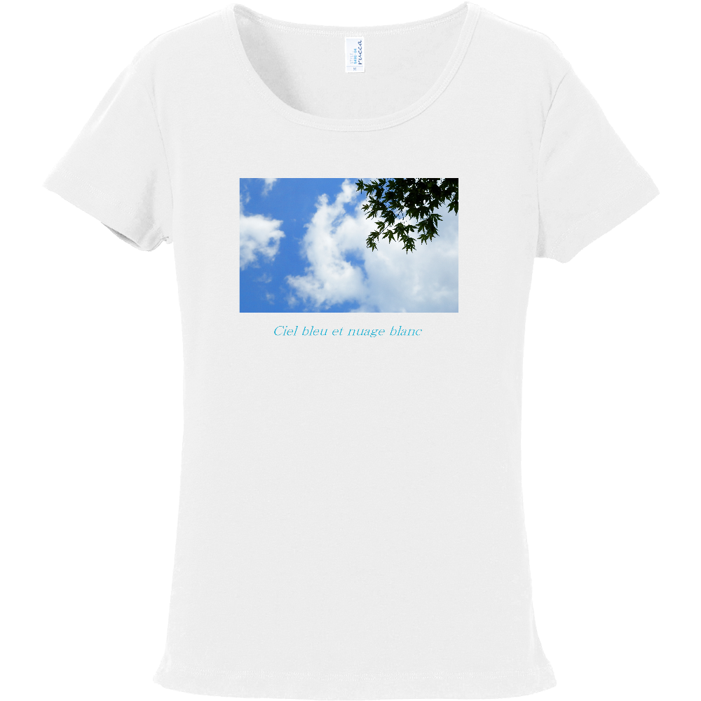 青い空と白い雲 1 オリジナルtシャツを簡単自作 無料販売up T 最安値