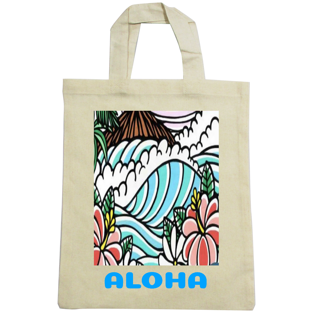Alohaのイラストトートバッグ オリジナルtシャツを簡単自作 無料販売up T 最安値