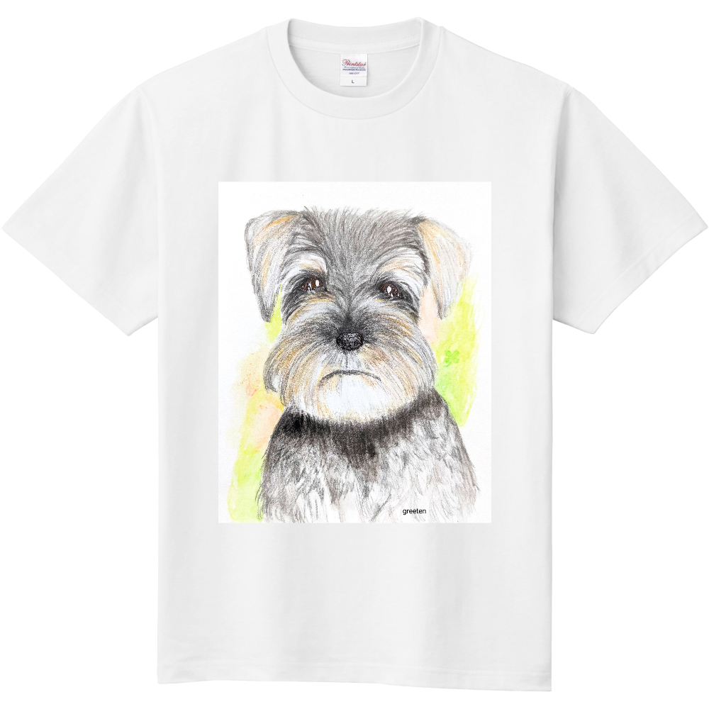 犬 ほんわかシュナウザー オリジナルtシャツを簡単自作 無料販売up T 最安値
