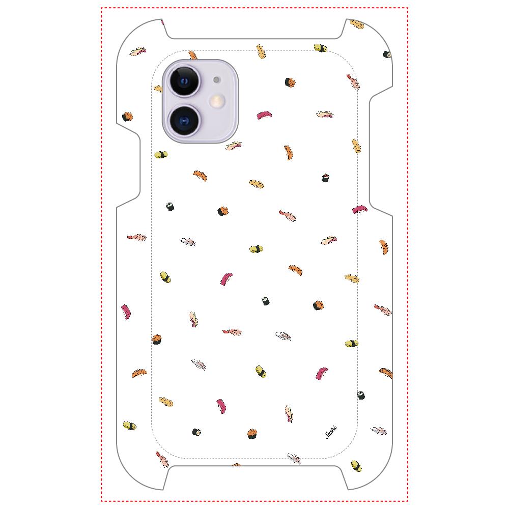 11｜シンプル・スシ｜パターン｜スマートフォンケース Simple SUSHI  | Pattern | Smartphone Case
