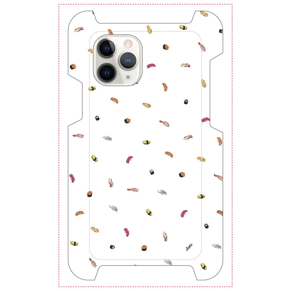 11 Pro｜シンプル・スシ｜パターン｜スマートフォンケース Simple SUSHI  | Pattern | Smartphone Case