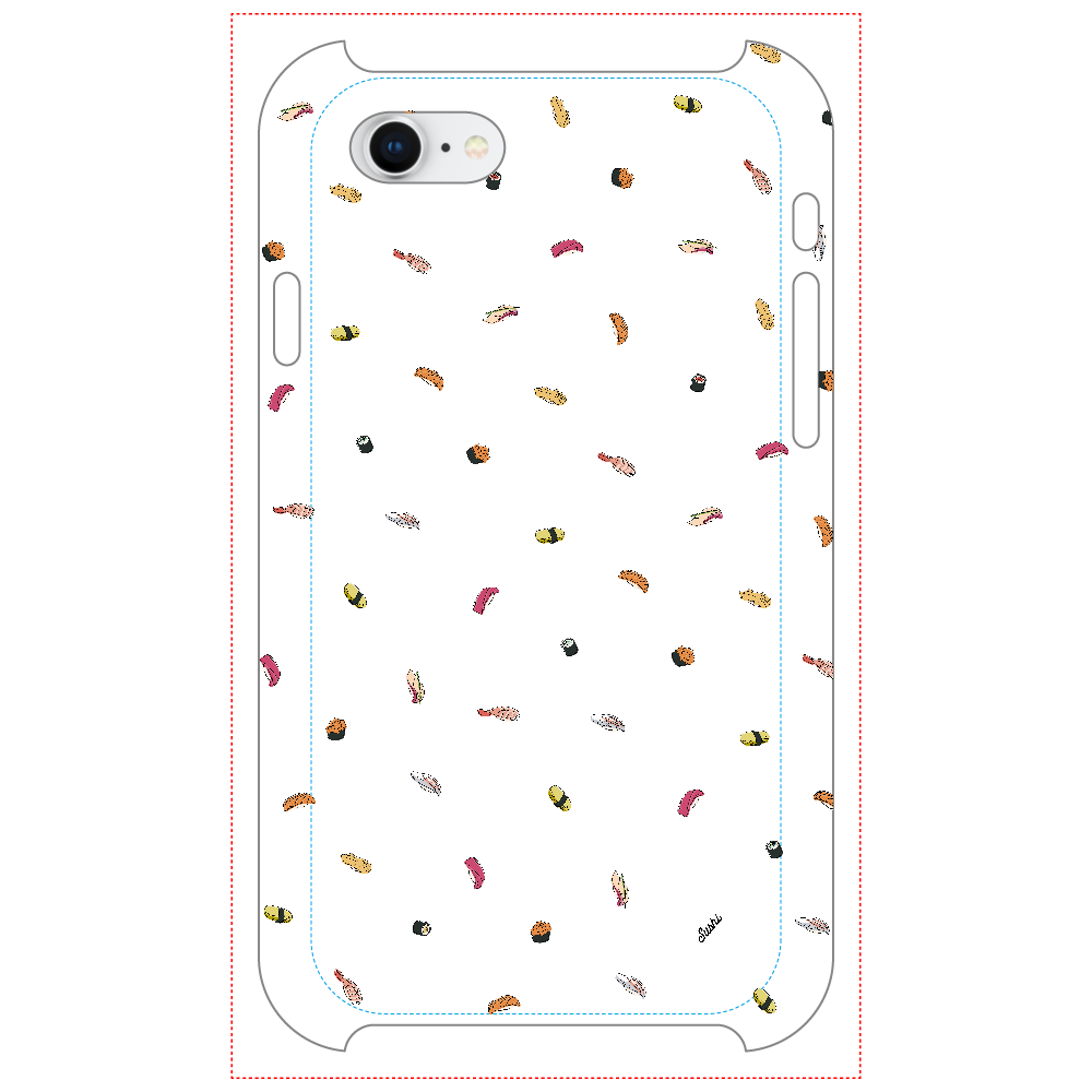 7｜シンプル・スシ｜パターン｜スマートフォンケース Simple SUSHI  | Pattern | Smartphone Case