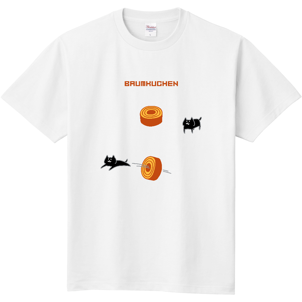 バウムクーヘンとネコ