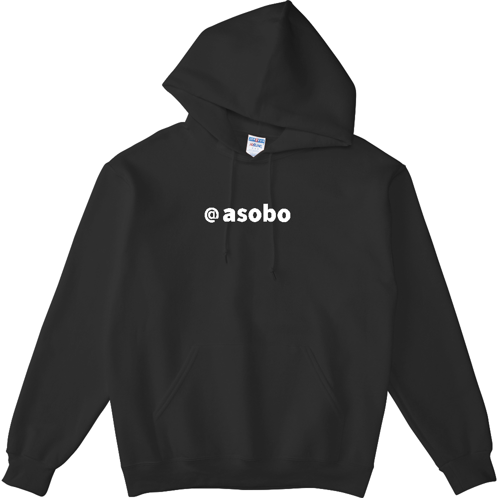 @asobo。パーカー。ブラック。No.2108。