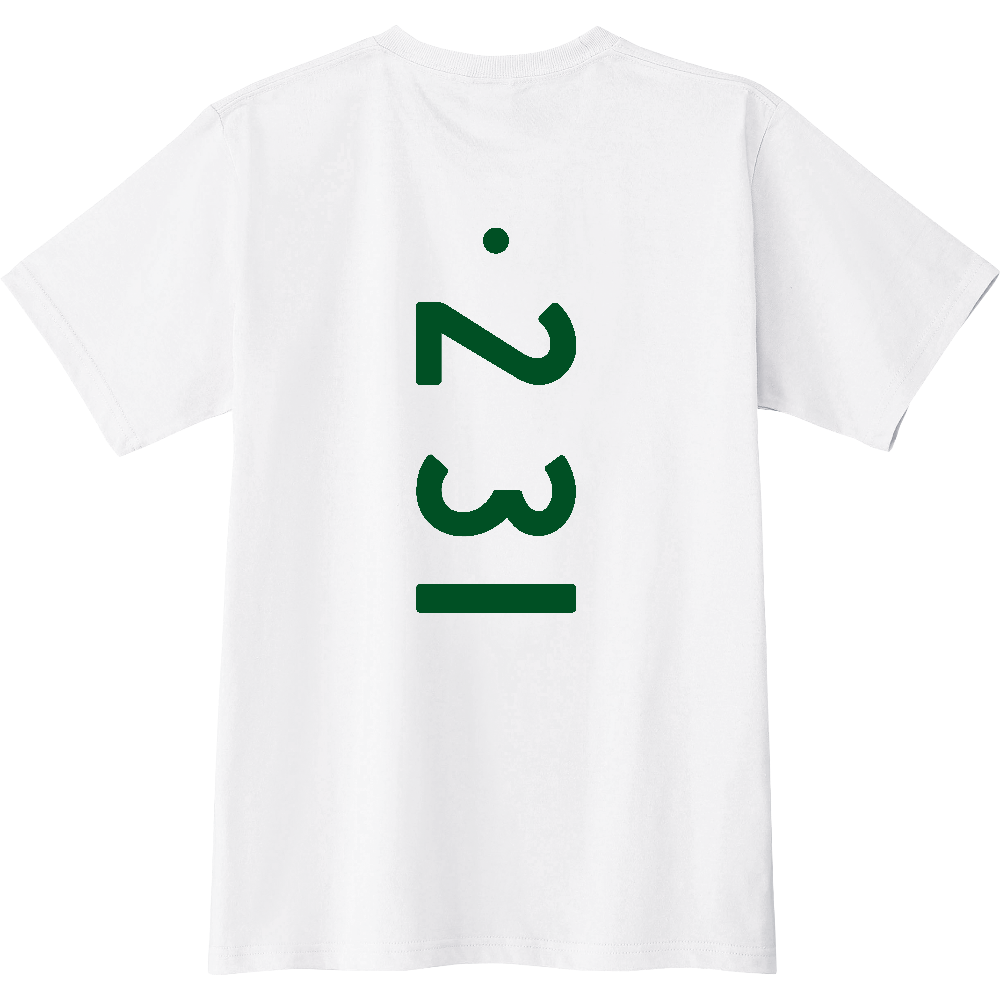 F0231 F 02-31 ナンバー 【送料無料】 背面プリント 0231 ０２３１ ナンバー