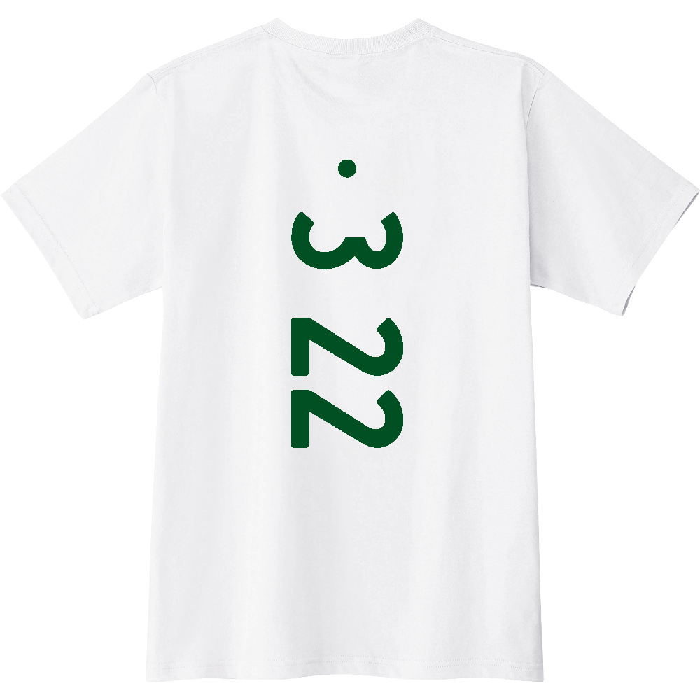 F0322 F 03-22 ナンバー 【送料無料】 背面プリント 0322 0322 ナンバー