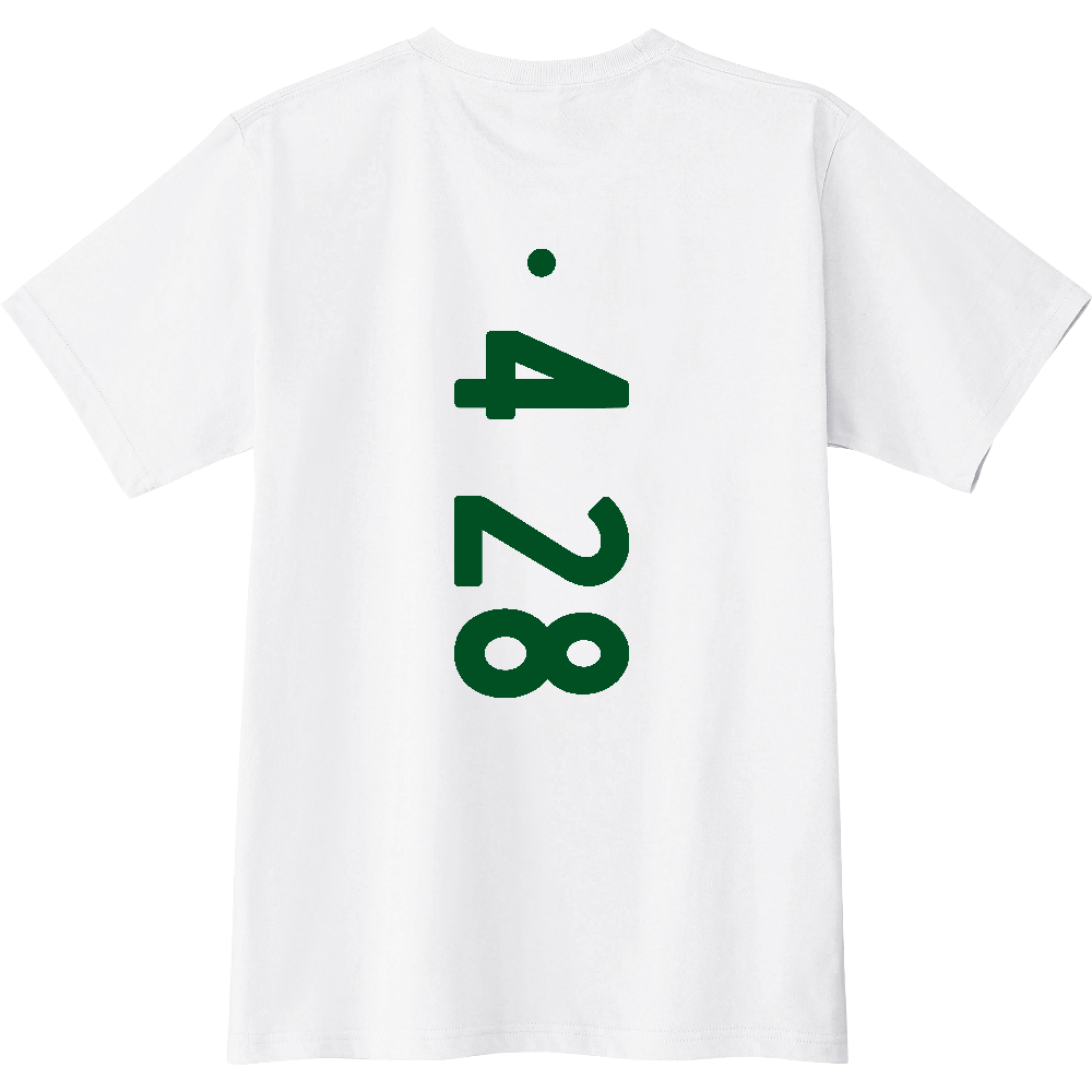 F0428 F 04-28 ナンバー 【送料無料】 背面プリント 0428 0428 ナンバー