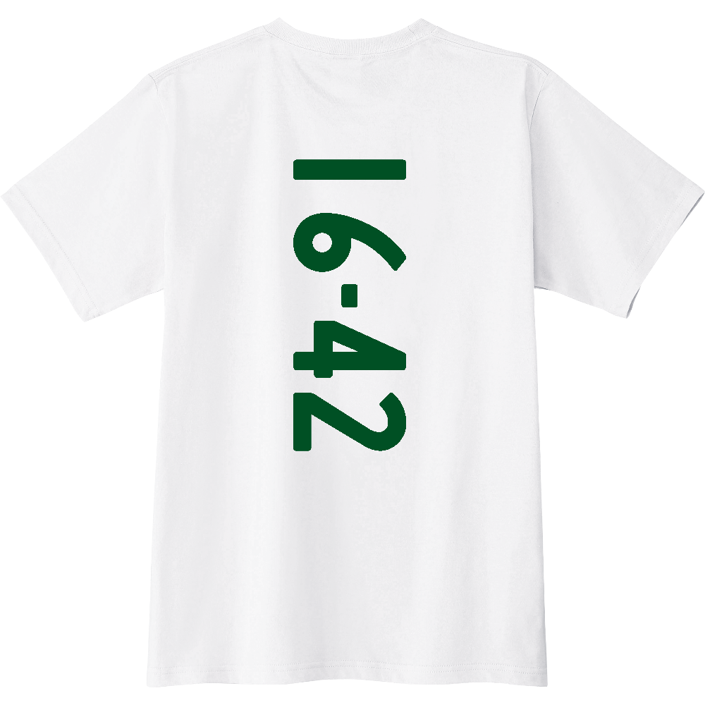 F1642 F 16-42 ナンバー 【送料無料】 背面プリント 1642 1642 ナンバー