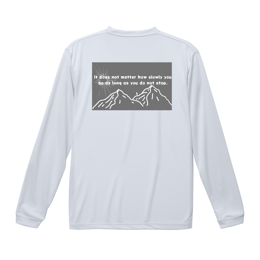 山登り名言 ロングスリーブtシャツ オリジナルtシャツを簡単自作 無料販売up T 最安値