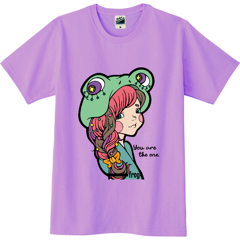 カエルgirl オリジナルtシャツのup T