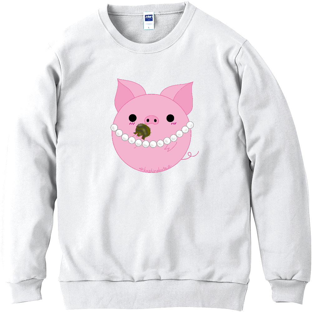 ぶたくんに真珠