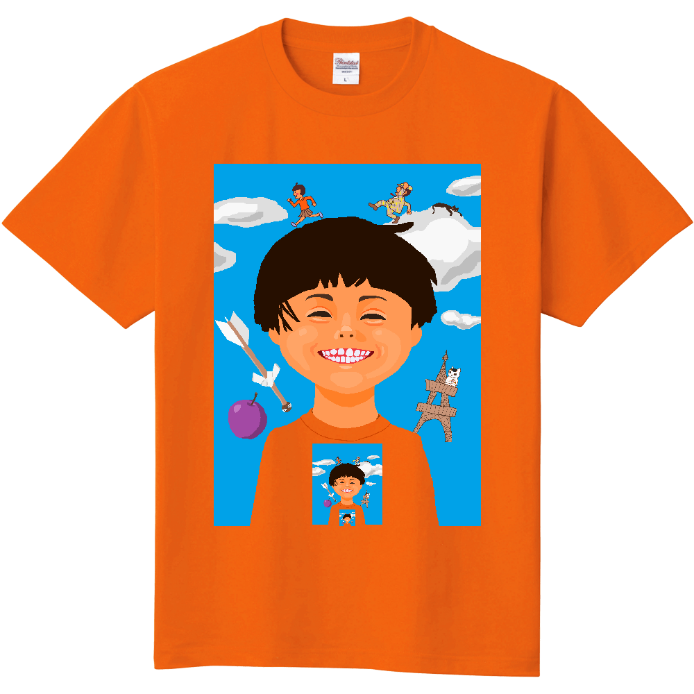 おかっぱの女の子とお揃い オリジナルtシャツのup T