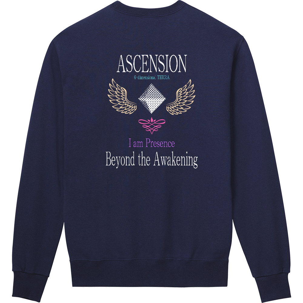 オクタヒドロン・バックプリント・トレーナー