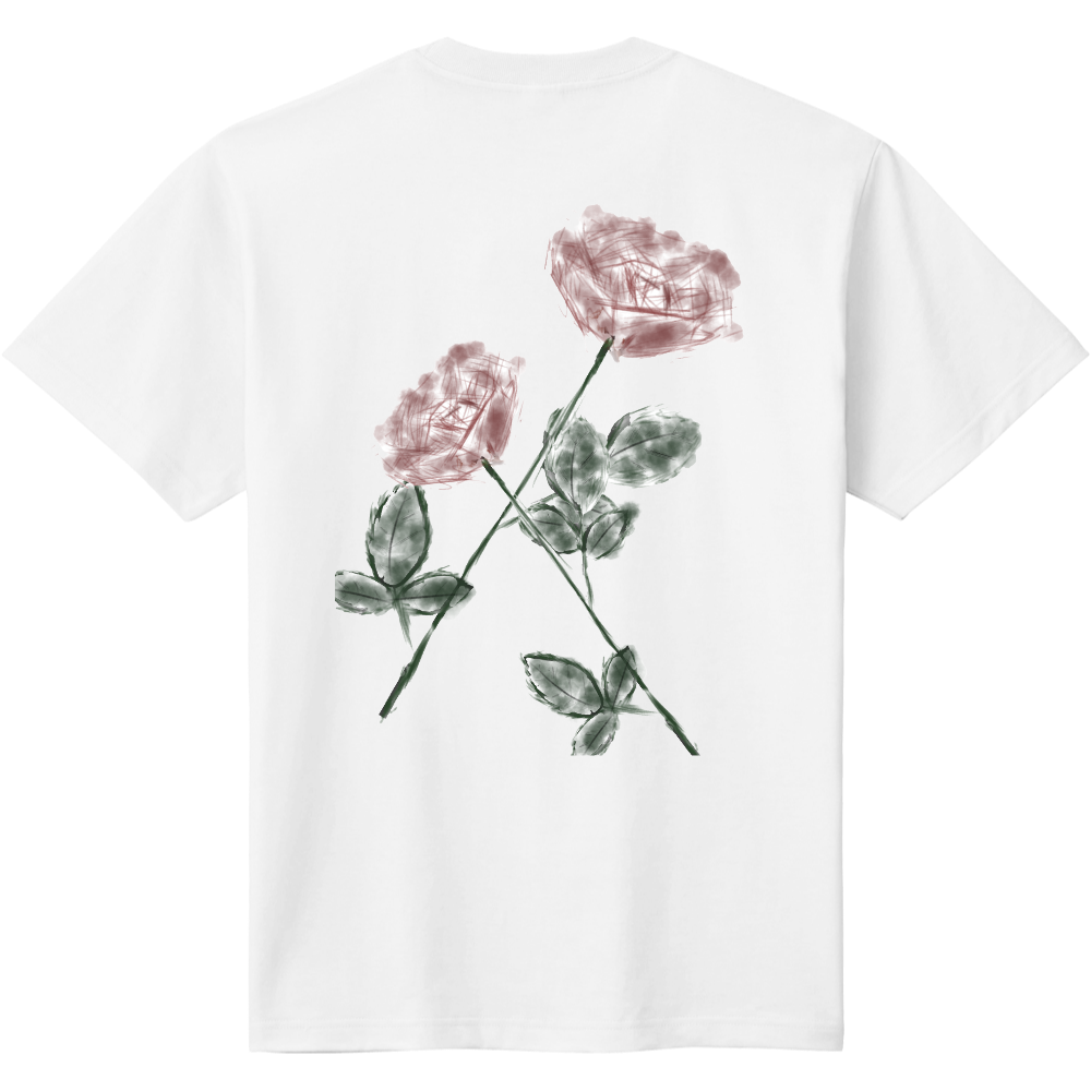 薔薇 オリジナルtシャツを簡単自作 無料販売up T 最安値