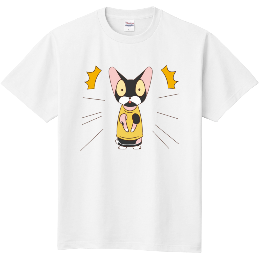 猫カフェ紅葉 オリジナルイラスト Tシャツ パトラ君 猫カフェ紅葉 オリジナル商品