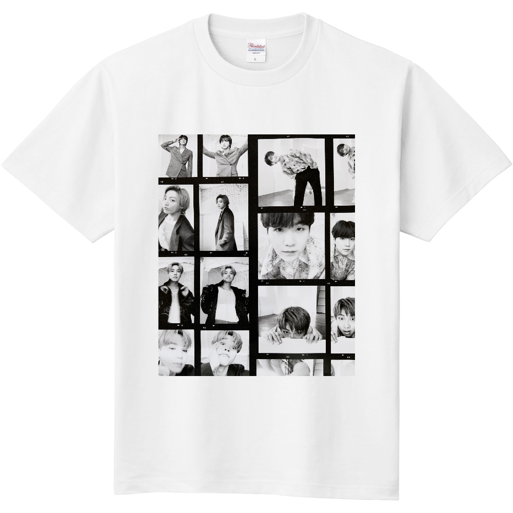BTS モノクロ|オリジナルTシャツのUP-T