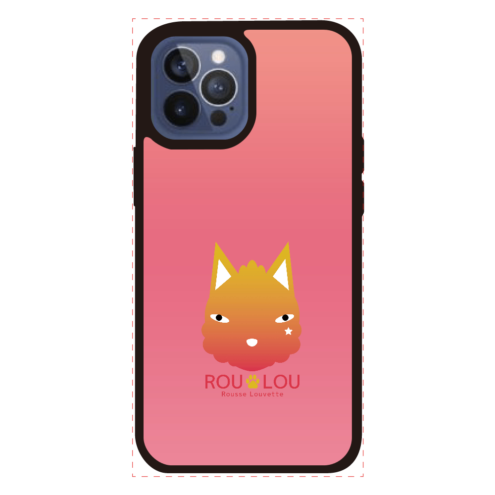 ROU LOU　グラデーションスマホケースR