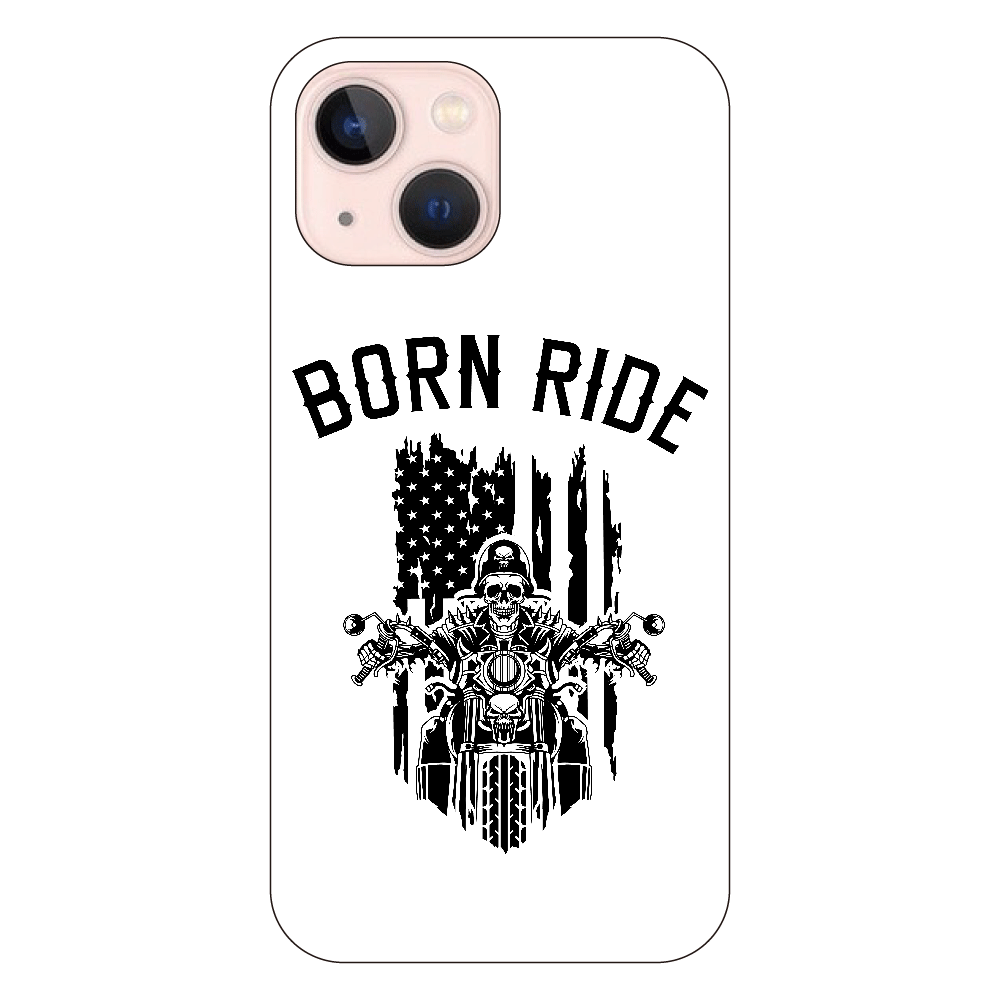 iPhone13mini BORN RIDE White