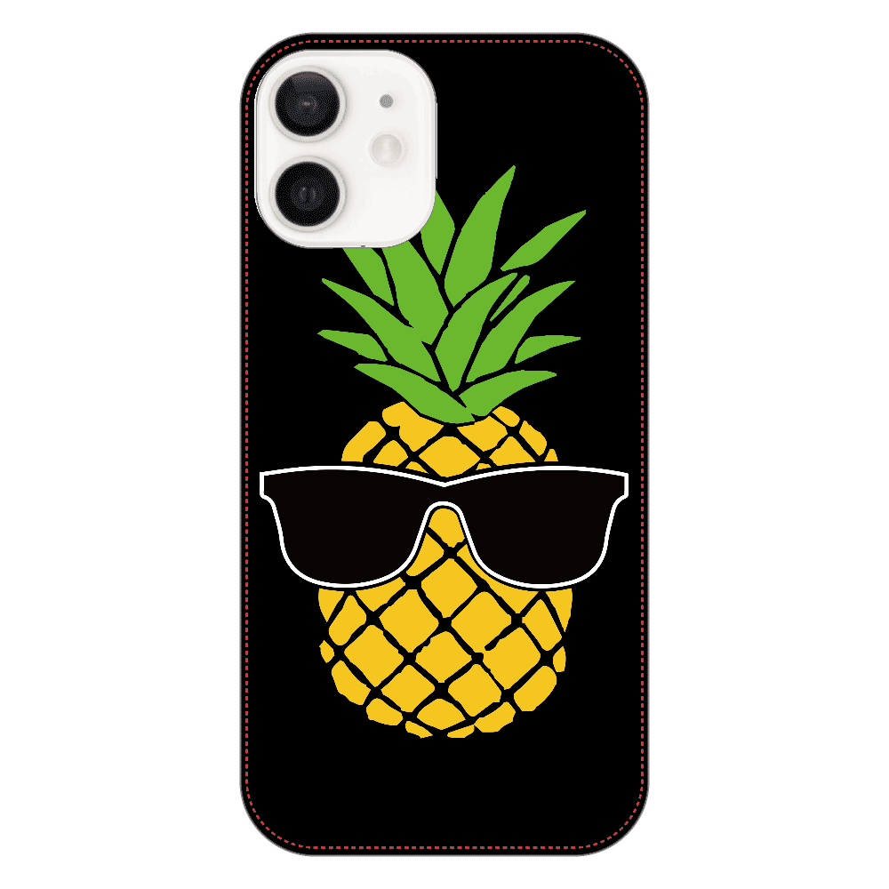 iPhone12mini ケース Funky Pineapple