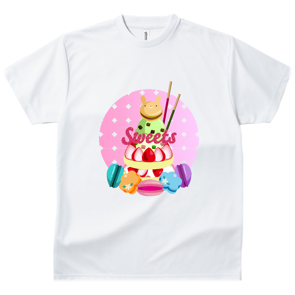 イラスト パンケーキうさぎさん 02 オリジナルtシャツのup T