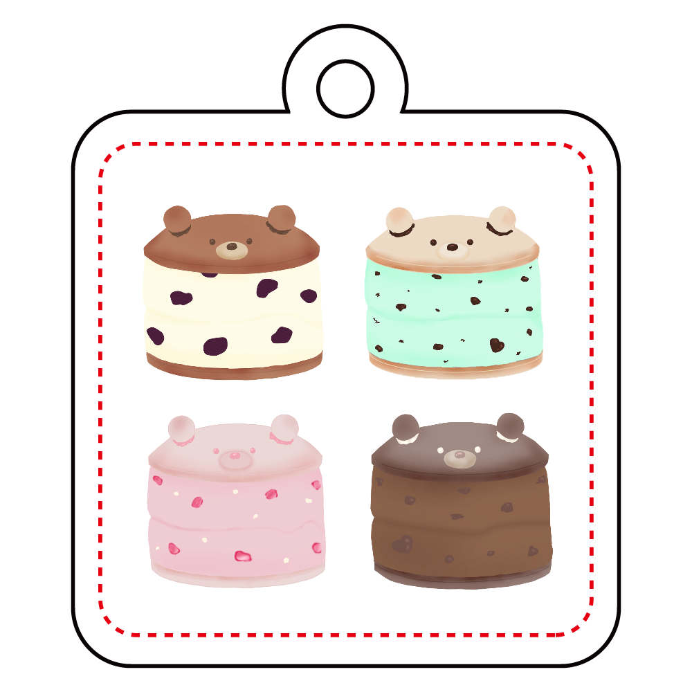 くまさんのバターサンド