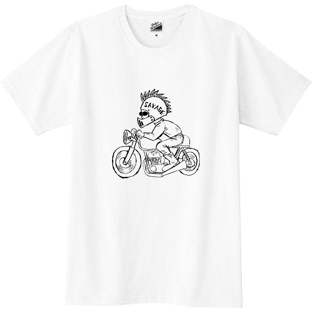 バイク カフェレーサー モヒカン オリジナルtシャツのup T