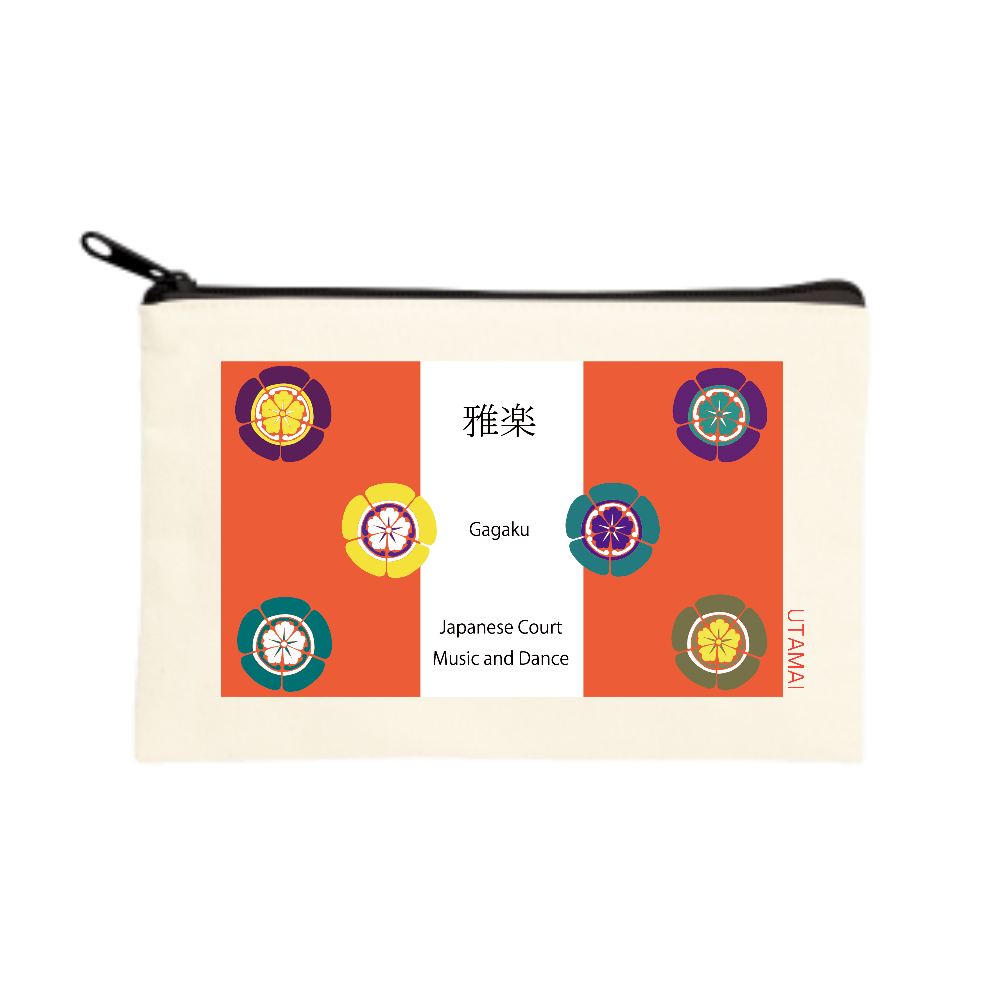 ポーチ（S）　左方・窠紋（さほう・かのもん）　No.0005