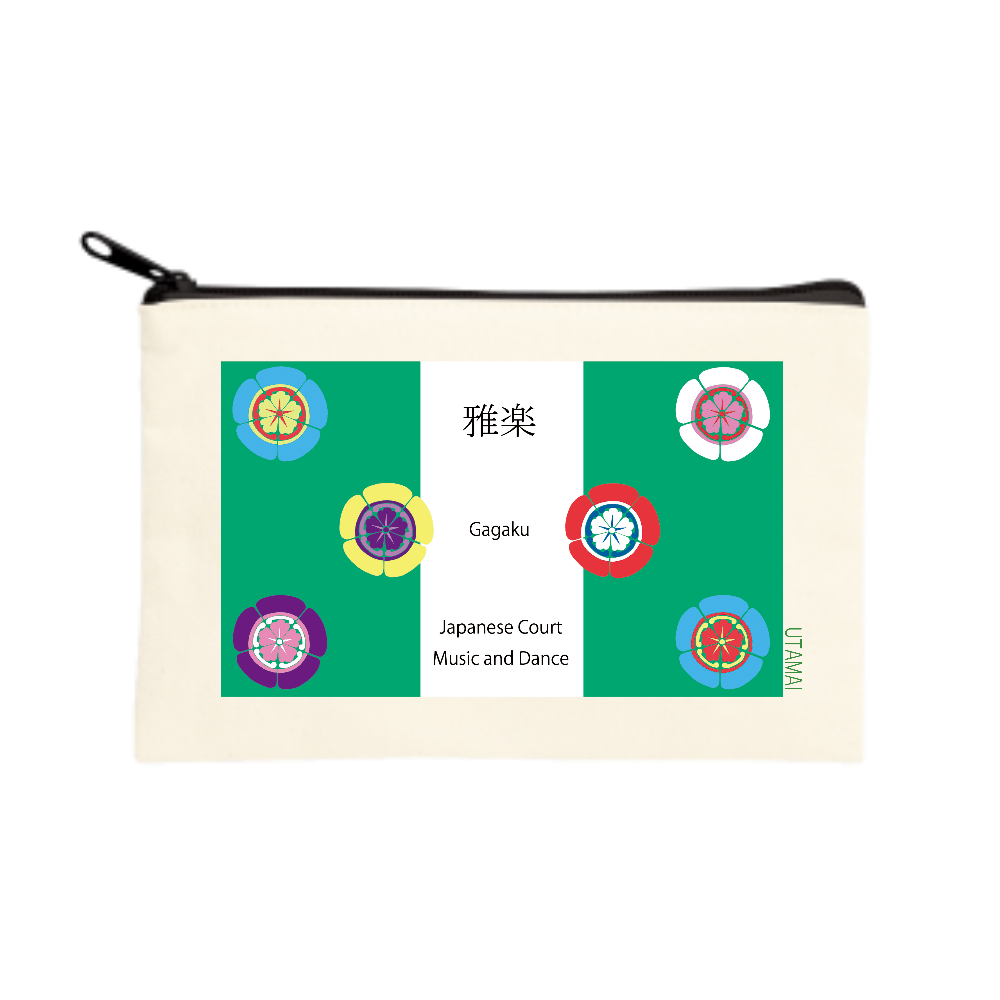 ポーチ（S）　右方・窠紋（うほう・かのもん）　No.0006