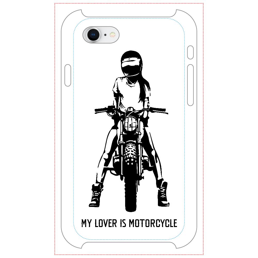 iPhoneSE iPhone8 iPhone7 ケース My Lovor is MotorcycleIPHONE SE2