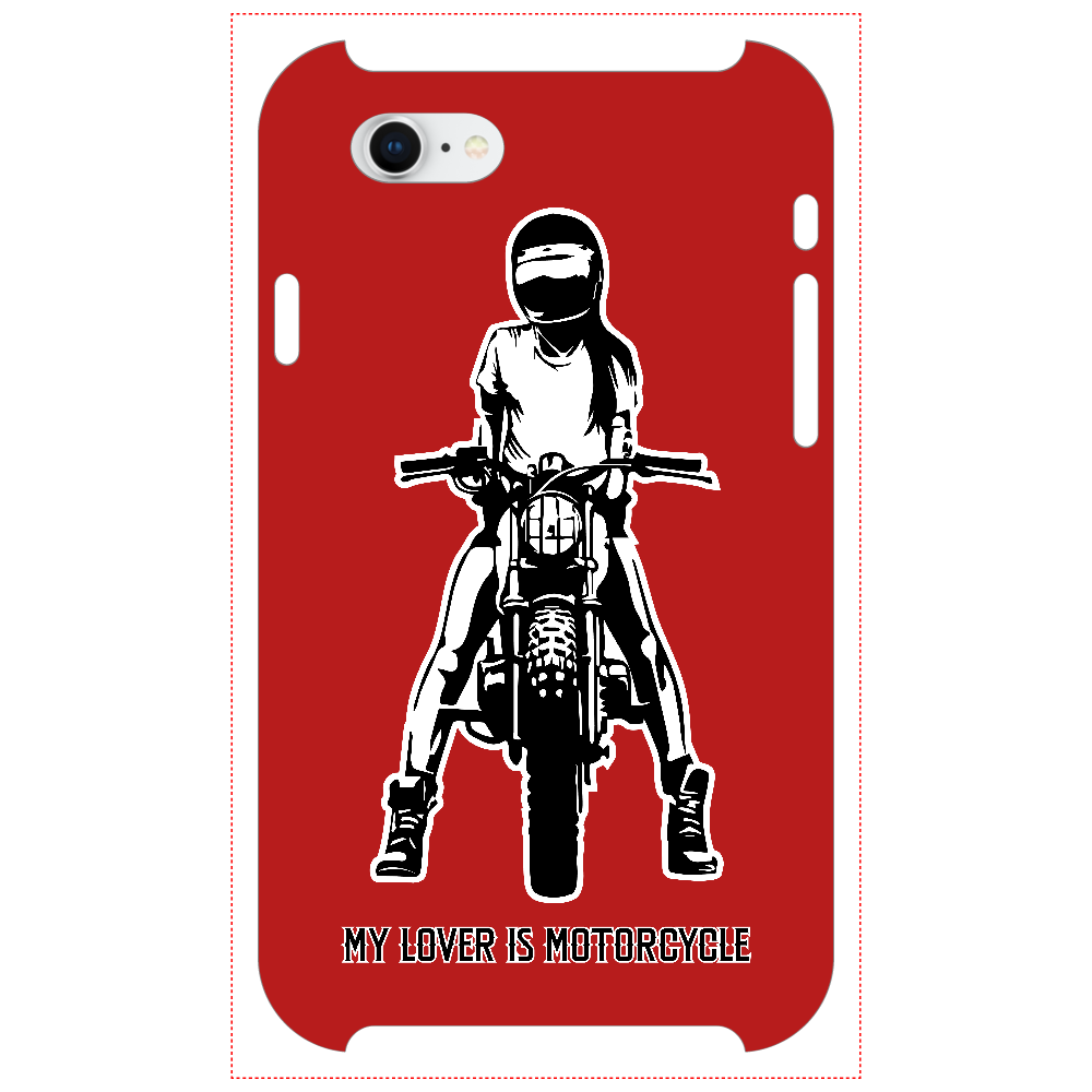 iPhoneSE iPhone8 iPhone7 ケース My Lovor is Motorcycle